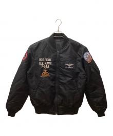 AVIREX（アヴィレックス）の古着「TOMCAT」｜ブラック