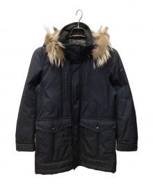 BURBERRY BLACK LABEL（バーバリーブラックレーベル）の古着「ダウンコート」｜ネイビー