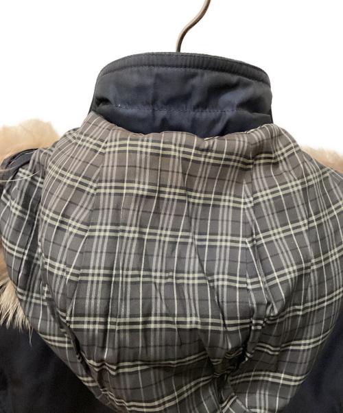 BURBERRY BLACK LABEL（バーバリーブラックレーベル）BURBERRY BLACK LABEL (バーバリーブラックレーベル) ダウンコート ネイビー サイズ:Mの古着・服飾アイテム