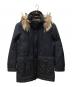 BURBERRY BLACK LABEL（バーバリーブラックレーベル）の古着「ダウンコート」｜ネイビー