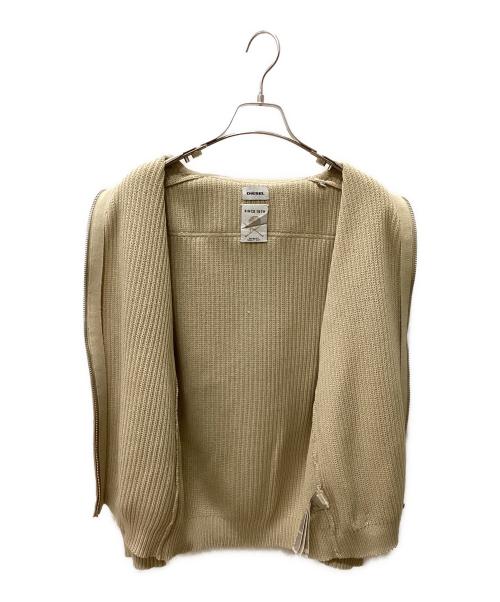 DIESEL（ディーゼル）DIESEL (ディーゼル) ドライバーズニット ベージュ サイズ:Sの古着・服飾アイテム