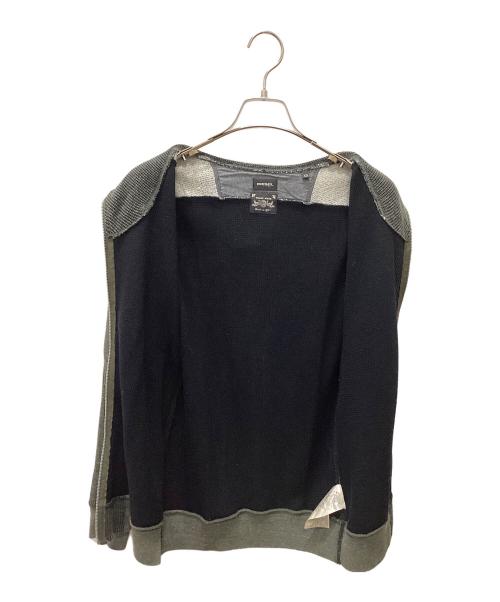 DIESEL（ディーゼル）DIESEL (ディーゼル) DIESEL ジップアップジャケット グレー サイズ:XSの古着・服飾アイテム