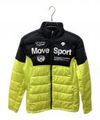 DESCENTE GOLFデサントゴルフ）の古着「ゴルフウェア(トップス)」｜ブラック×イエロー