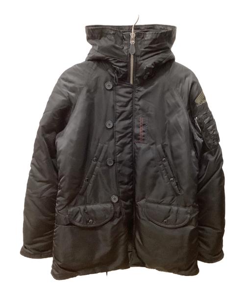AVIREX（アヴィレックス）AVIREX (アヴィレックス) HONDA (ホンダ) N-3Bタイプコート ブラック サイズ:LLの古着・服飾アイテム