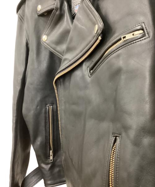 KADOYA（カドヤ）KADOYA (カドヤ) レザーライダースジャケット ブラック サイズ:3Lの古着・服飾アイテム