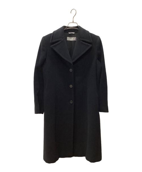 MaxMara（マックスマーラ）MaxMara (マックスマーラ) ロングコート ブラック サイズ:42の古着・服飾アイテム