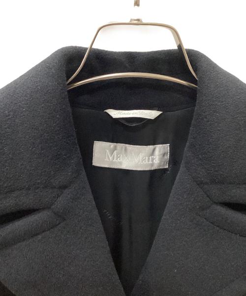 MaxMara（マックスマーラ）MaxMara (マックスマーラ) ロングコート ブラック サイズ:42の古着・服飾アイテム