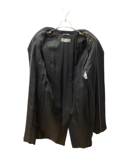 MaxMara（マックスマーラ）MaxMara (マックスマーラ) ロングコート ブラック サイズ:42の古着・服飾アイテム