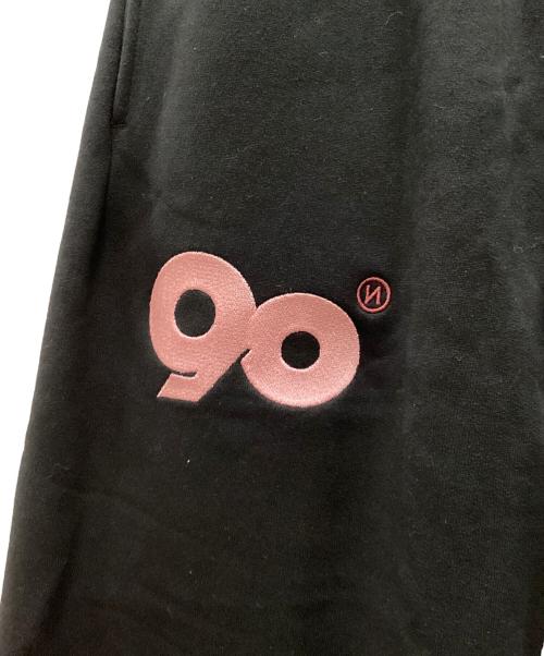 9090（9090）9090 (9090) 90 LOGO ORIGINAL SWEAT PANTS ブラック サイズ:Ｍの古着・服飾アイテム
