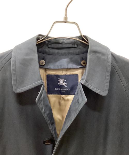 BURBERRY LONDON（バーバリーロンドン）BURBERRY LONDON (バーバリーロンドン) ステンカラーコート ネイビー サイズ:不明の古着・服飾アイテム
