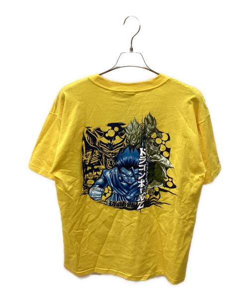 ドラゴンボール（ドラゴンボール）ドラゴンボール (ドラゴンボール) 00sプリントTシャツ イエロー サイズ:Ｌの古着・服飾アイテム