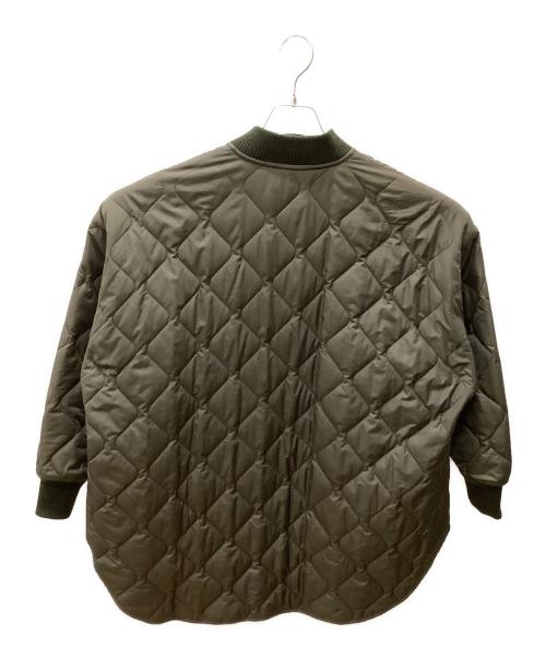 Spick and Span（スピックアンドスパン）Spick and Span (スピックアンドスパン) Pe キルティングブルゾン グレー サイズ:36の古着・服飾アイテム