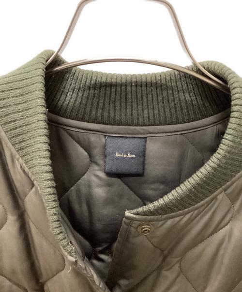 Spick and Span（スピックアンドスパン）Spick and Span (スピックアンドスパン) Pe キルティングブルゾン グレー サイズ:36の古着・服飾アイテム