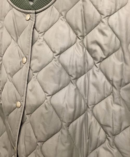 Spick and Span（スピックアンドスパン）Spick and Span (スピックアンドスパン) Pe キルティングブルゾン グレー サイズ:36の古着・服飾アイテム