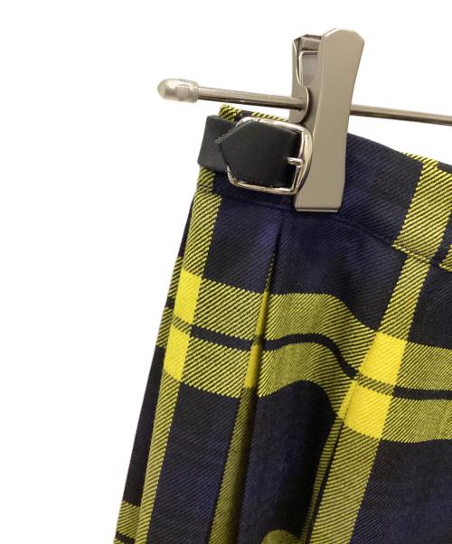 O'NEIL OF DUBLIN（オニールオブダブリン）O'NEIL OF DUBLIN (オニールオブダブリン) スカート イエロー×ネイビー サイズ:40の古着・服飾アイテム