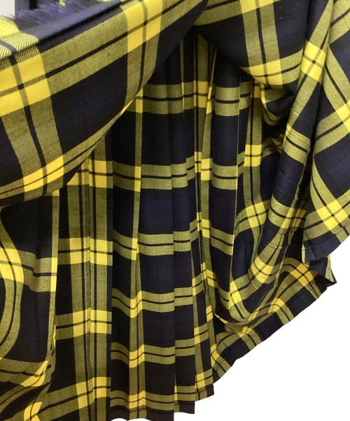 O'NEIL OF DUBLIN（オニールオブダブリン）O'NEIL OF DUBLIN (オニールオブダブリン) スカート イエロー×ネイビー サイズ:40の古着・服飾アイテム