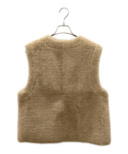 R'IAM-Plage（リアムプラージュ）R'IAM-Plage (リアムプラージュ) ボアベスト ベージュ サイズ:36の古着・服飾アイテム