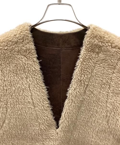 R'IAM-Plage（リアムプラージュ）R'IAM-Plage (リアムプラージュ) ボアベスト ベージュ サイズ:36の古着・服飾アイテム