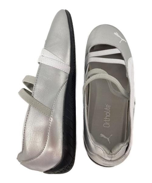 PUMA（プーマ）PUMA (プーマ) SPEEDCAT BALLET METALLIC シルバー サイズ:23.5cmの古着・服飾アイテム