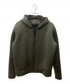 Calvin Kleinカルバンクライン）の古着「ジップパーカー」｜オリーブ