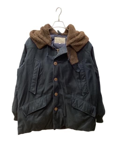 AVIREX（アヴィレックス）AVIREX (アヴィレックス) ミリタリーダウンジャケット ネイビー サイズ:Lの古着・服飾アイテム