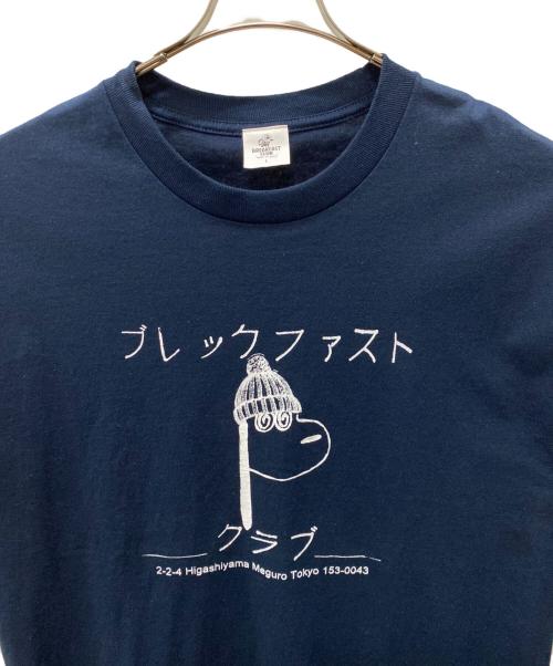 BREAKFAST CLUB（ブレックファスト クラブ）BREAKFAST CLUB (ブレックファスト クラブ) Tシャツ ネイビー サイズ:Lの古着・服飾アイテム