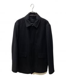 Calvin Klein（カルバンクライン）の古着「ステンカラーコート」｜ブラック