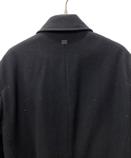 Calvin Klein（カルバンクライン）Calvin Klein (カルバンクライン) ステンカラーコート ブラック サイズ:Lの古着・服飾アイテム