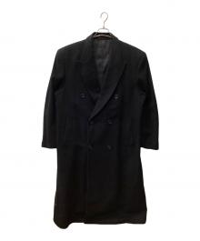 EQUES（エクエス）の古着「カシミヤコート」｜ブラック