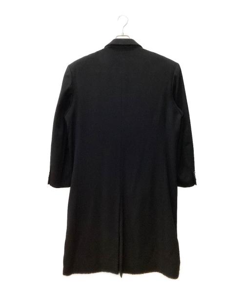 EQUES（エクエス）EQUES (エクエス) カシミヤコート ブラック サイズ:LLの古着・服飾アイテム