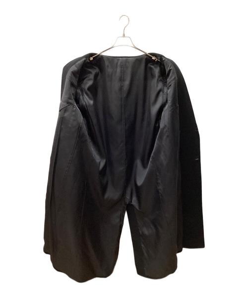 EQUES（エクエス）EQUES (エクエス) カシミヤコート ブラック サイズ:LLの古着・服飾アイテム