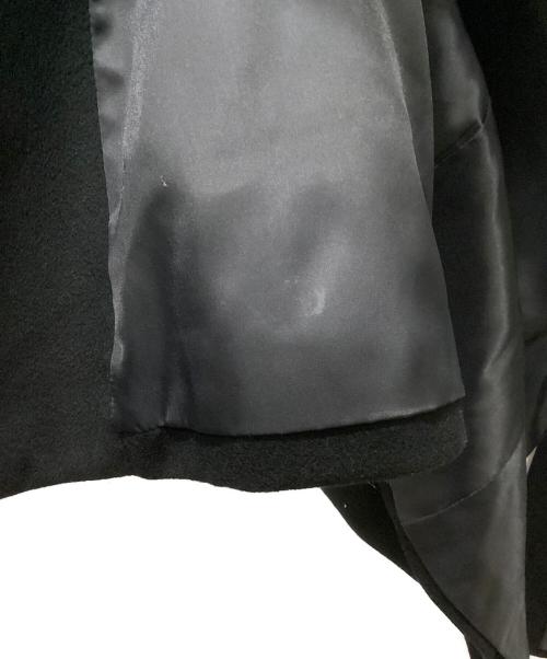 EQUES（エクエス）EQUES (エクエス) カシミヤコート ブラック サイズ:LLの古着・服飾アイテム