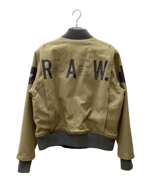 G-STAR RAW（ジースターロゥ）G-STAR RAW (ジースターロゥ) セルヴィッジボンバージャケット ベージュ サイズ:Ｍの古着・服飾アイテム