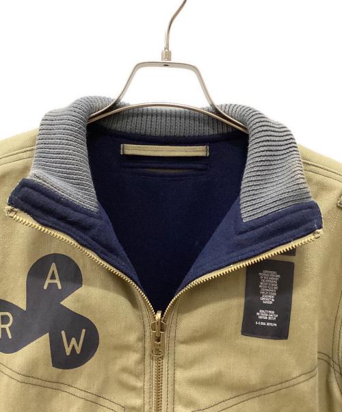 G-STAR RAW（ジースターロゥ）G-STAR RAW (ジースターロゥ) セルヴィッジボンバージャケット ベージュ サイズ:Ｍの古着・服飾アイテム