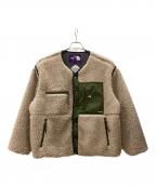 THE NORTHFACE PURPLELABELザ・ノースフェイス パープルレーベル）の古着「Wool Boa Fleece Field Cardigan」｜ベージュ