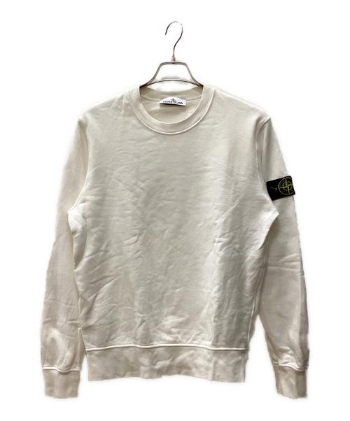 STONE ISLAND（ストーンアイランド）STONE ISLAND (ストーンアイランド) スウェット ホワイト サイズ:Ｍの古着・服飾アイテム