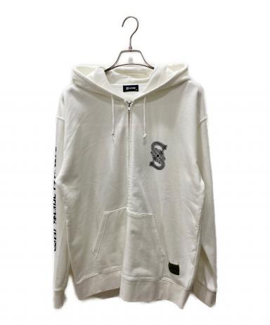 中古・古着通販】SUBCIETY (サブサエティ) ジップパーカー ホワイト