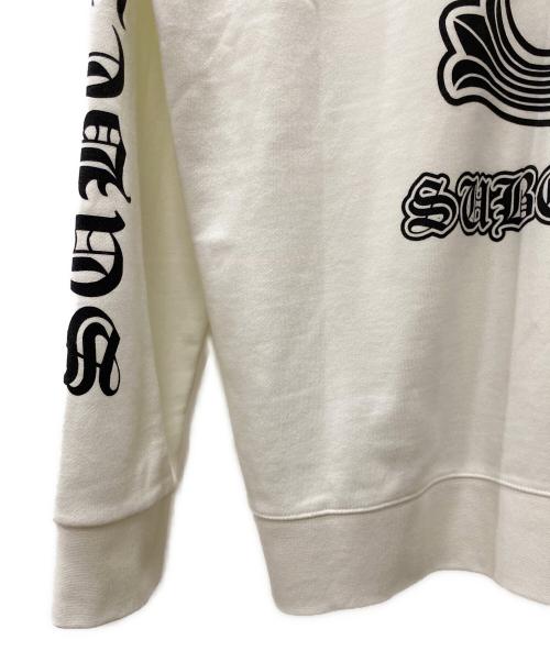 SUBCIETY（サブサエティ）SUBCIETY (サブサエティ) ジップパーカー ホワイト サイズ:XLの古着・服飾アイテム