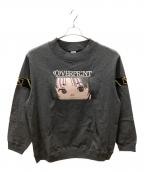 overprintオーバープリント）の古着「EYES」｜グレー