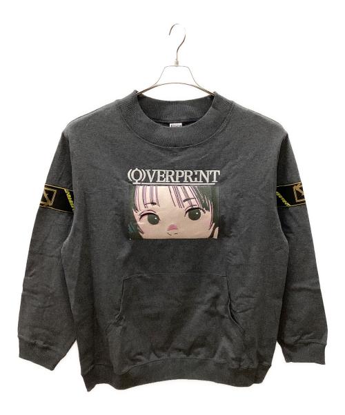 overprint（オーバープリント）overprint (オーバープリント) EYES グレー サイズ:2XL 未使用品の古着・服飾アイテム