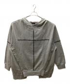glambグラム）の古着「クロスステッチフーディ」｜グレー