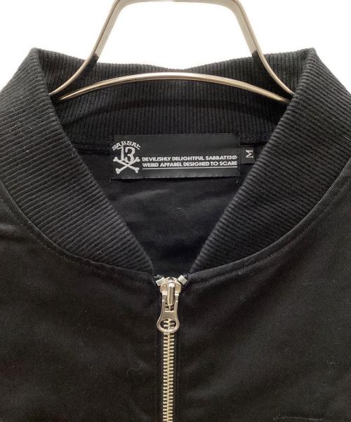 SABBAT13（サバトサーティーン）SABBAT13 (サバトサーティーン) ボンバージャケット ブラック サイズ:Mの古着・服飾アイテム