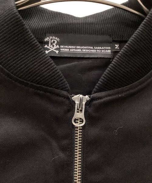 SABBAT13（サバトサーティーン）SABBAT13 (サバトサーティーン) ボンバージャケット ブラック サイズ:Mの古着・服飾アイテム