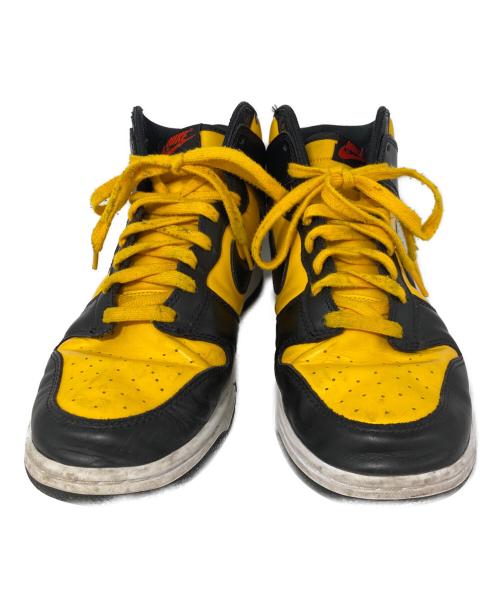 NIKE（ナイキ）NIKE (ナイキ) DUNK HI RETRO University Gol イエロー×ブラック サイズ:27cmの古着・服飾アイテム