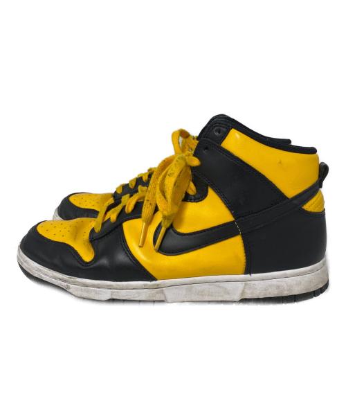 NIKE（ナイキ）NIKE (ナイキ) DUNK HI RETRO University Gol イエロー×ブラック サイズ:27cmの古着・服飾アイテム