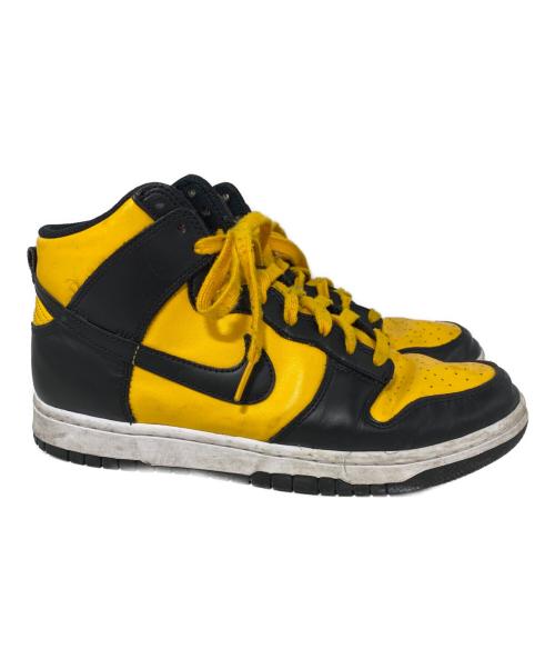 NIKE（ナイキ）NIKE (ナイキ) DUNK HI RETRO University Gol イエロー×ブラック サイズ:27cmの古着・服飾アイテム