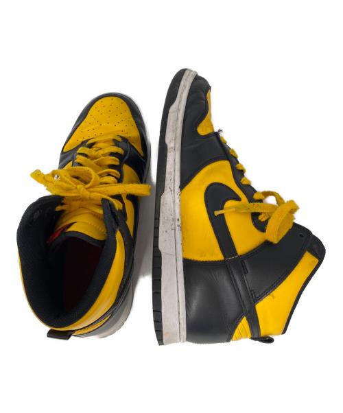 NIKE（ナイキ）NIKE (ナイキ) DUNK HI RETRO University Gol イエロー×ブラック サイズ:27cmの古着・服飾アイテム