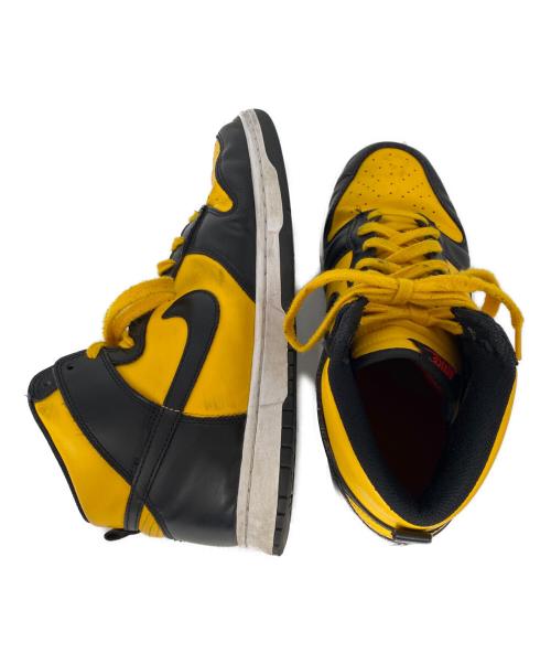 NIKE（ナイキ）NIKE (ナイキ) DUNK HI RETRO University Gol イエロー×ブラック サイズ:27cmの古着・服飾アイテム