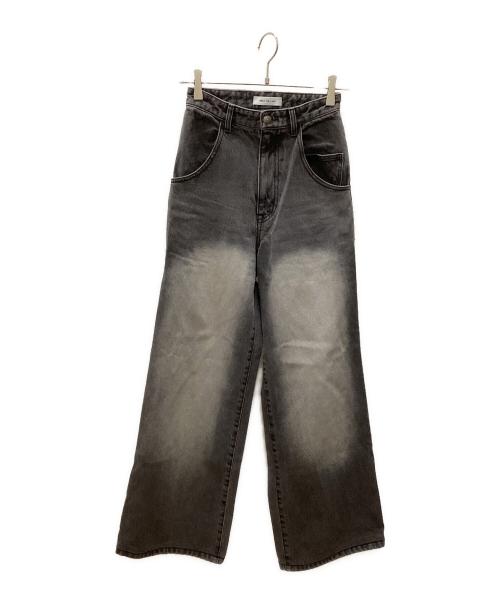 melt the lady（メルトザレディ）melt the lady (メルトザレディ) ダメージ加工デニムパンツ グレー サイズ:Sの古着・服飾アイテム