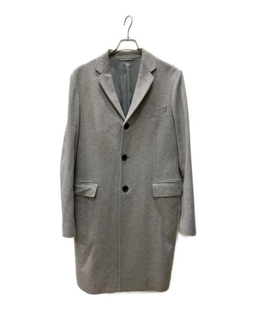 green label relaxing（グリーンレーベルリラクシング）green label relaxing (グリーンレーベルリラクシング) チェスターコート グレー サイズ:Lの古着・服飾アイテム